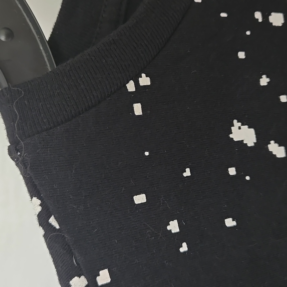 R.S. 1NE Black Graphic T-Shirt with Bull Design - Picture 3 of 12